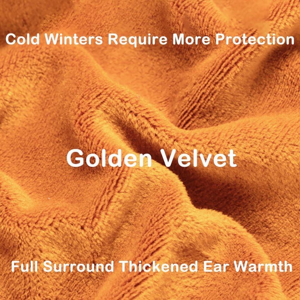 Paquete de 2 Orejeras Gruesas de Forro Polar para Invierno
