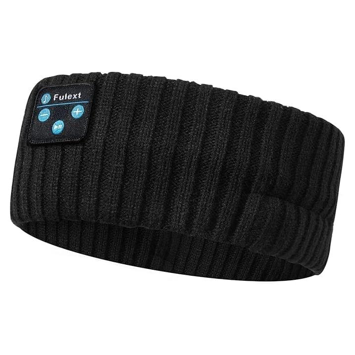 Beanie Bluetooth Fulext Calentador de Oídos Negro-Gris