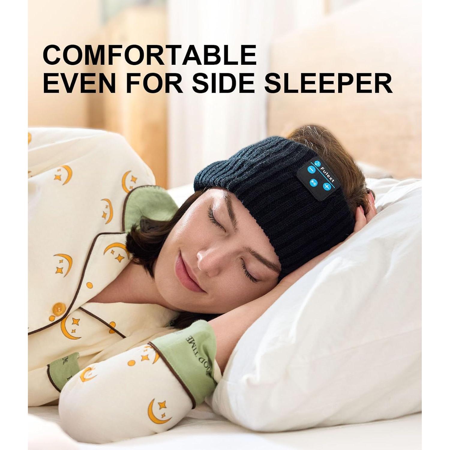 Beanie Bluetooth Fulext Calentador de Oídos Negro-Gris