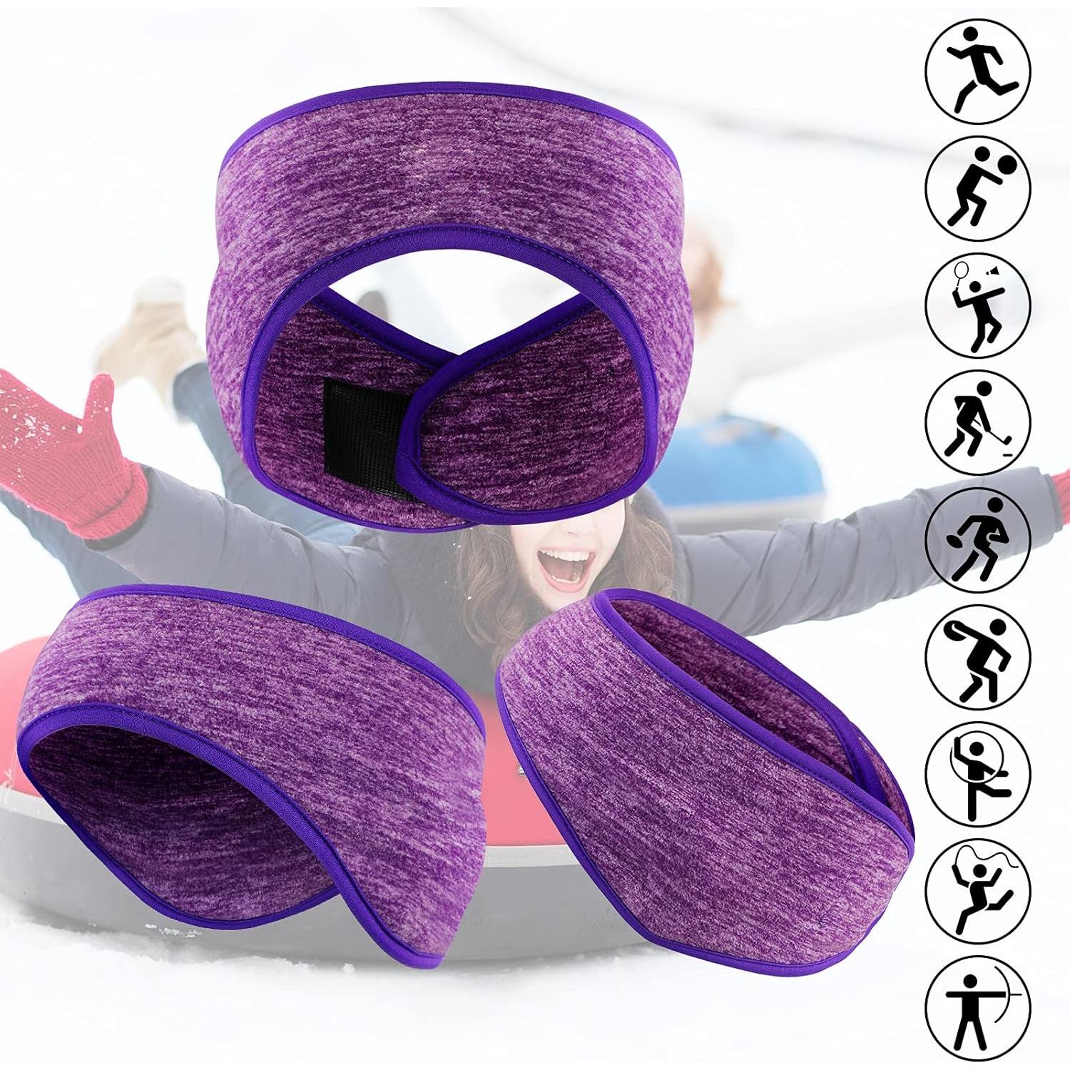 Banda Calentadora de Orejas SATINIOR 6 Pcs Ajustable Invierno