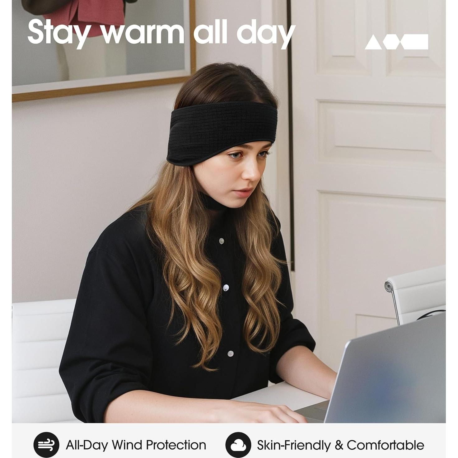 Diadema de Forro Polar SUNMECI - Ligeras y Cálidas para Invierno