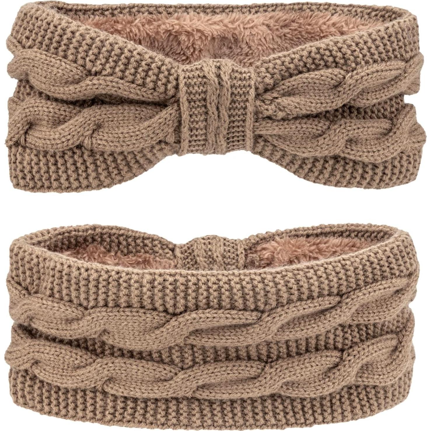 Banda para la Cabeza DRESHOW Mujer Invierno Forrada de Felpa