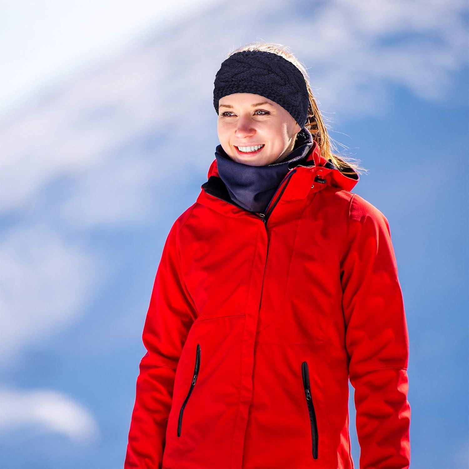 Diademas de Invierno WILLBOND 6 Piezas Forro Polar Mujeres