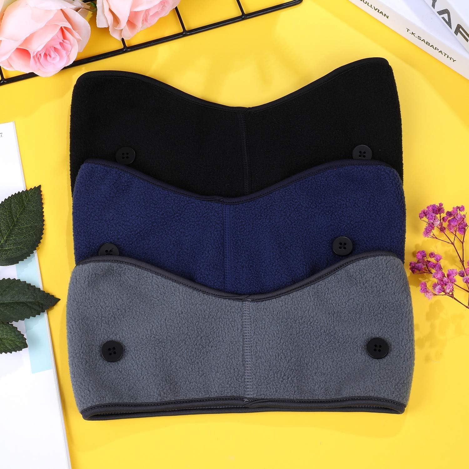 Calentadores de Oídos de Forro Polar Geyoga 3 Pcs Invierno