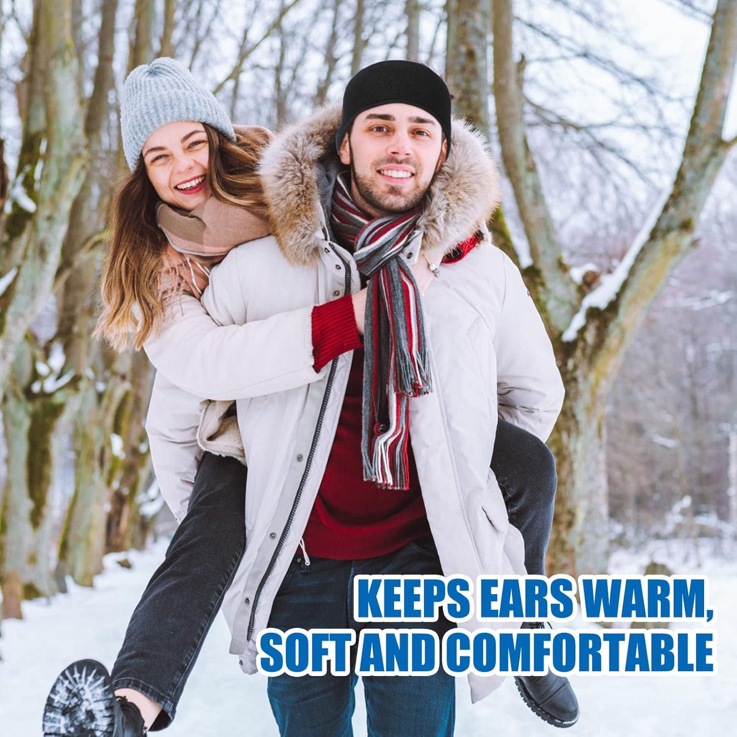 50 Diademas Térmicas Handepo para Oídos Invierno Negras