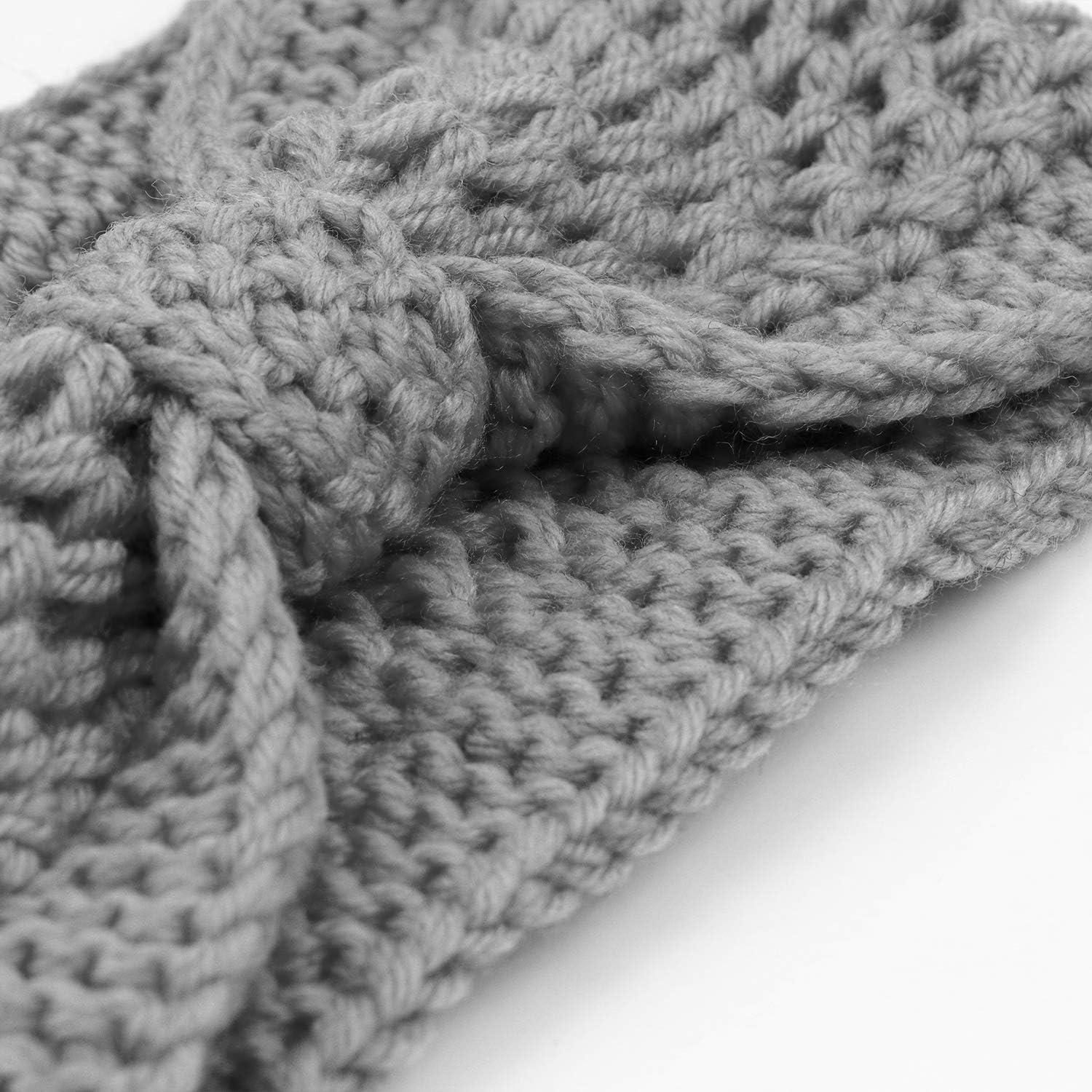 Diadema de Tejido de Ganchillo DRESHOW para Mujeres - Calentador de Oídos Invierno