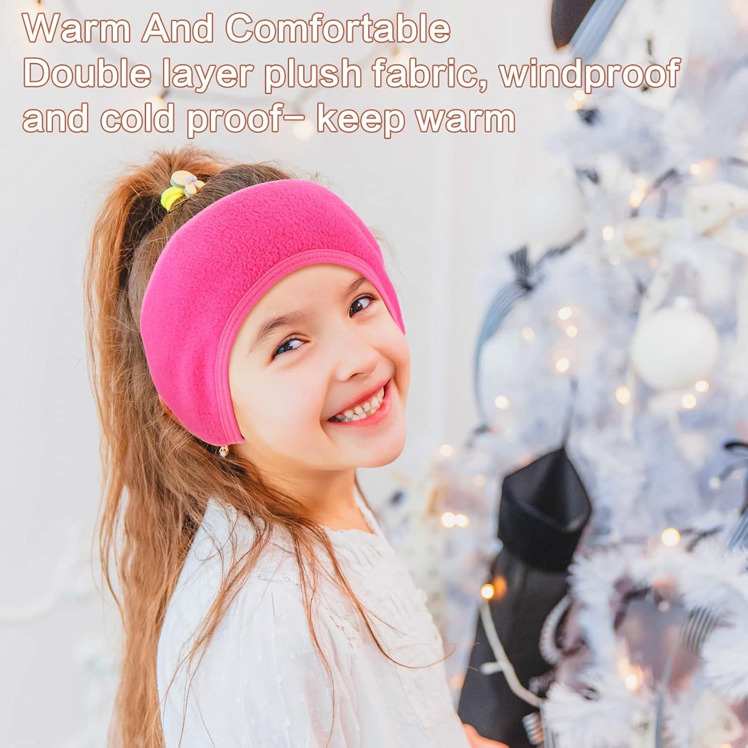 Diademas Aislantes para Niños Eurzom - 6 Piezas Forro Polar