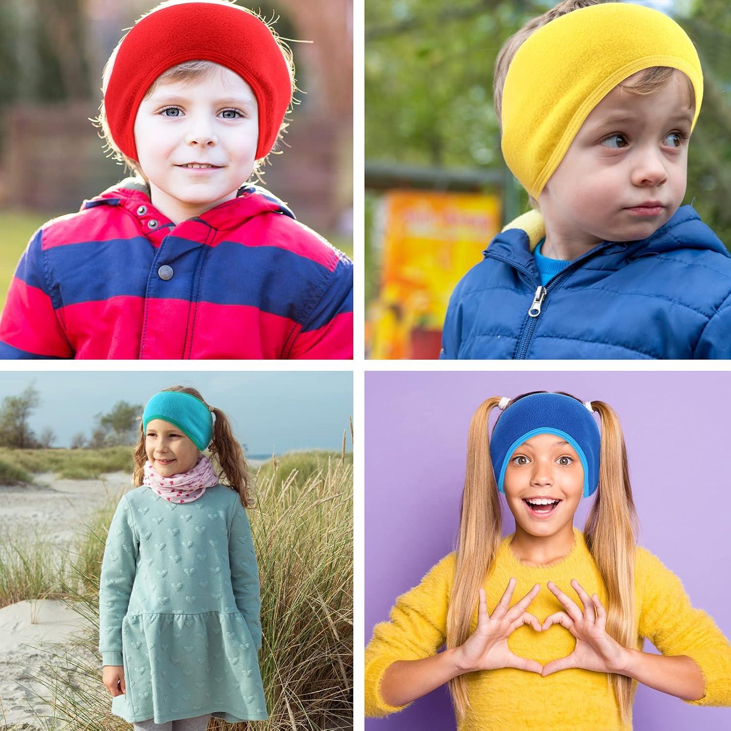 Diademas Aislantes para Niños Eurzom - 6 Piezas Forro Polar