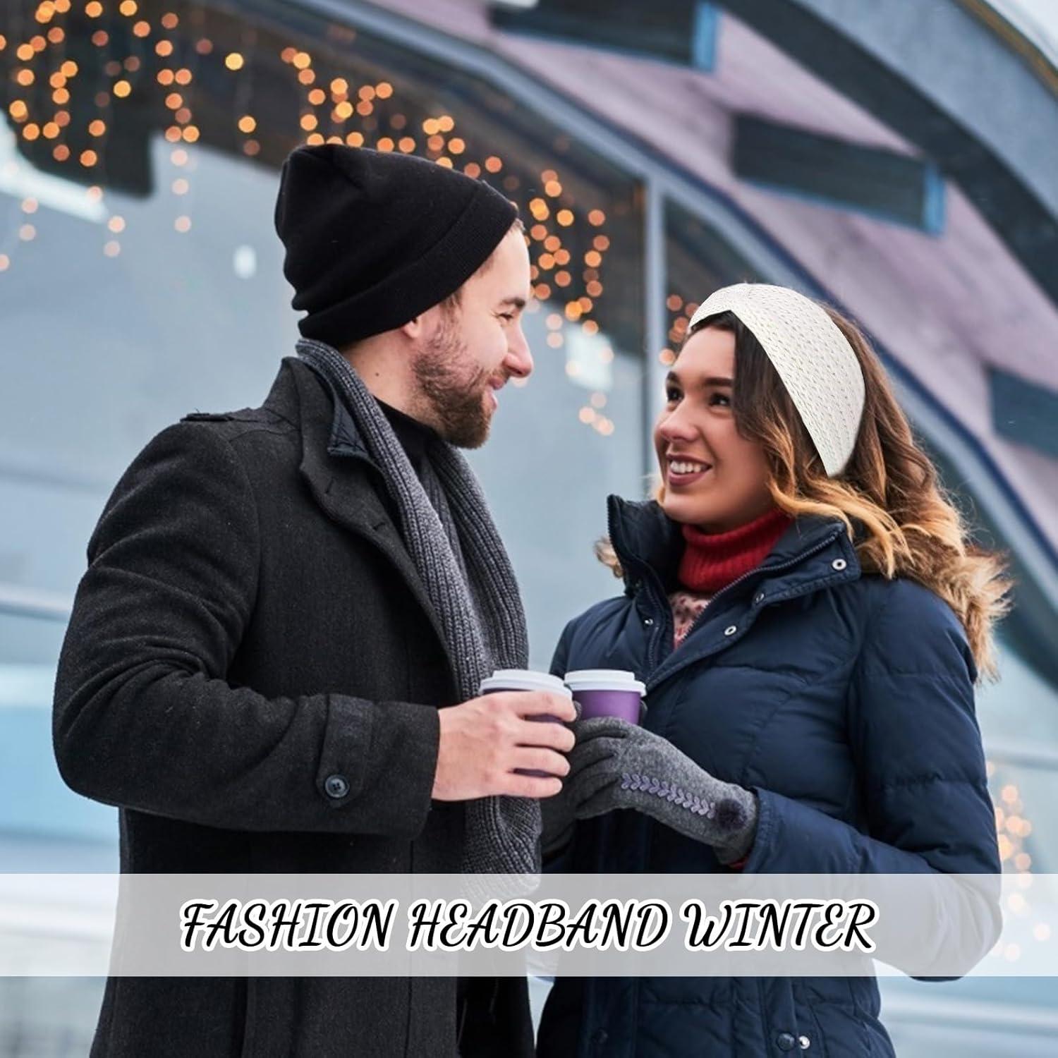 Diademas de Invierno CIEHER 5 Piezas Tejidas para Mujeres