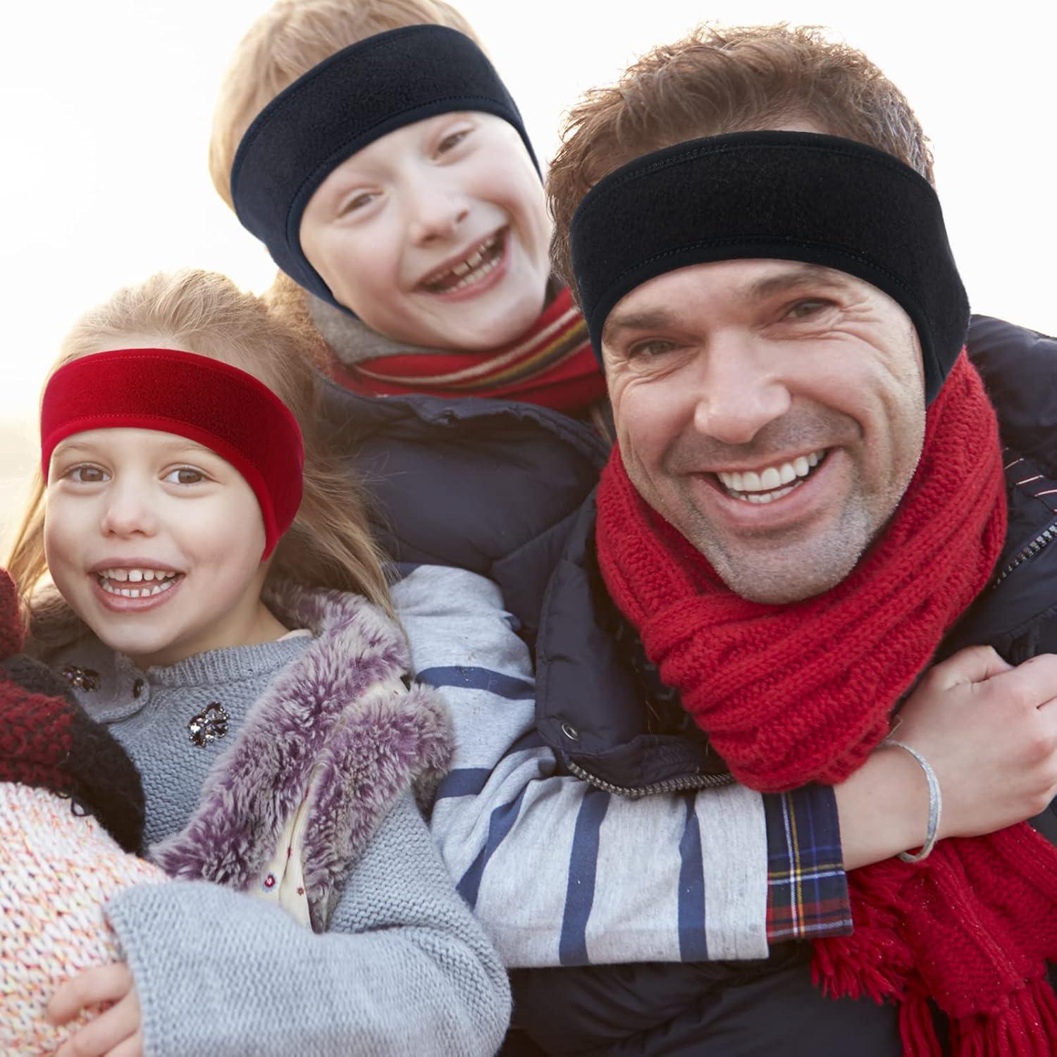 12 Bandas Calentadoras de Oídos para Niños Handepo - Forro Polar