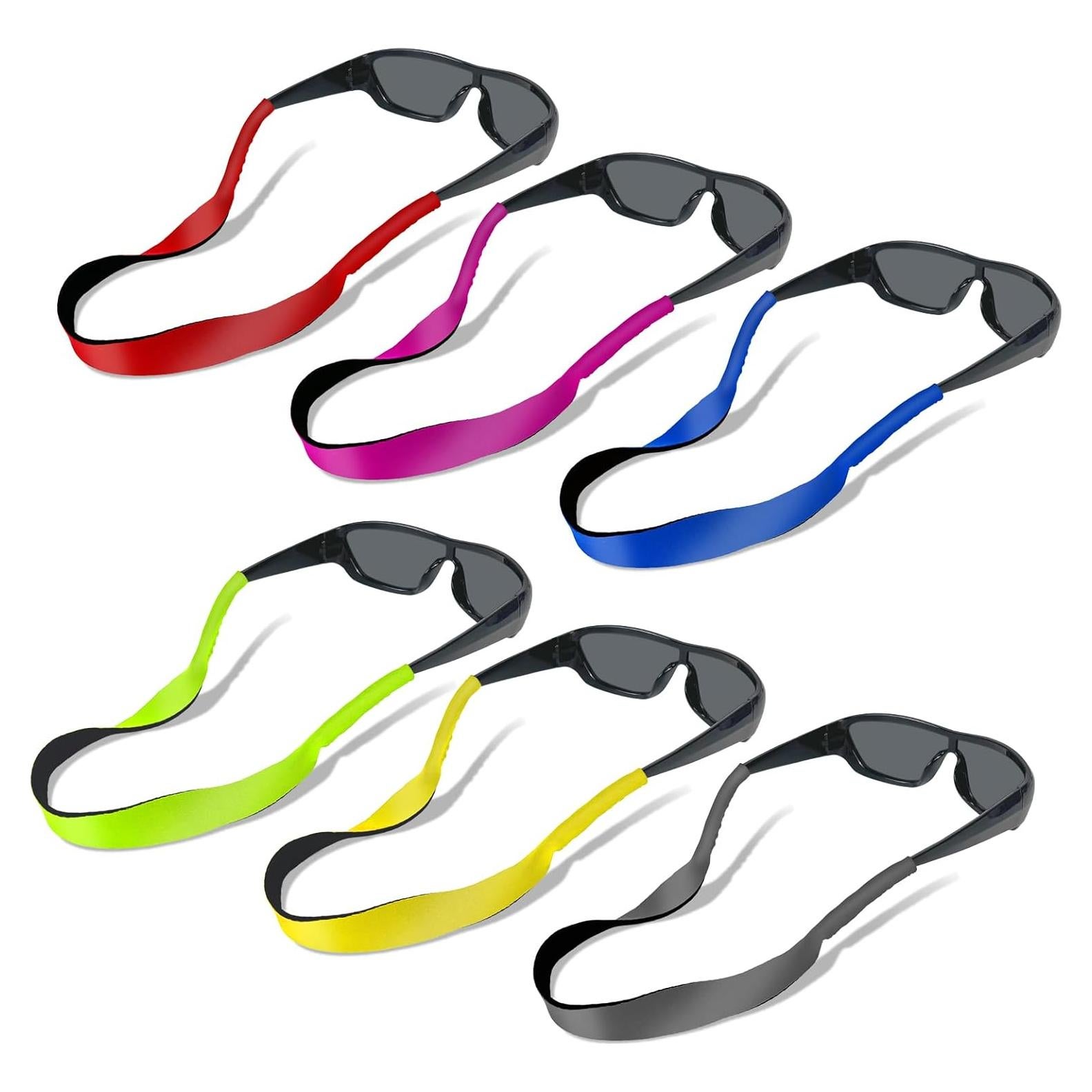 Paquete de 6 correas flotantes de neopreno para gafas