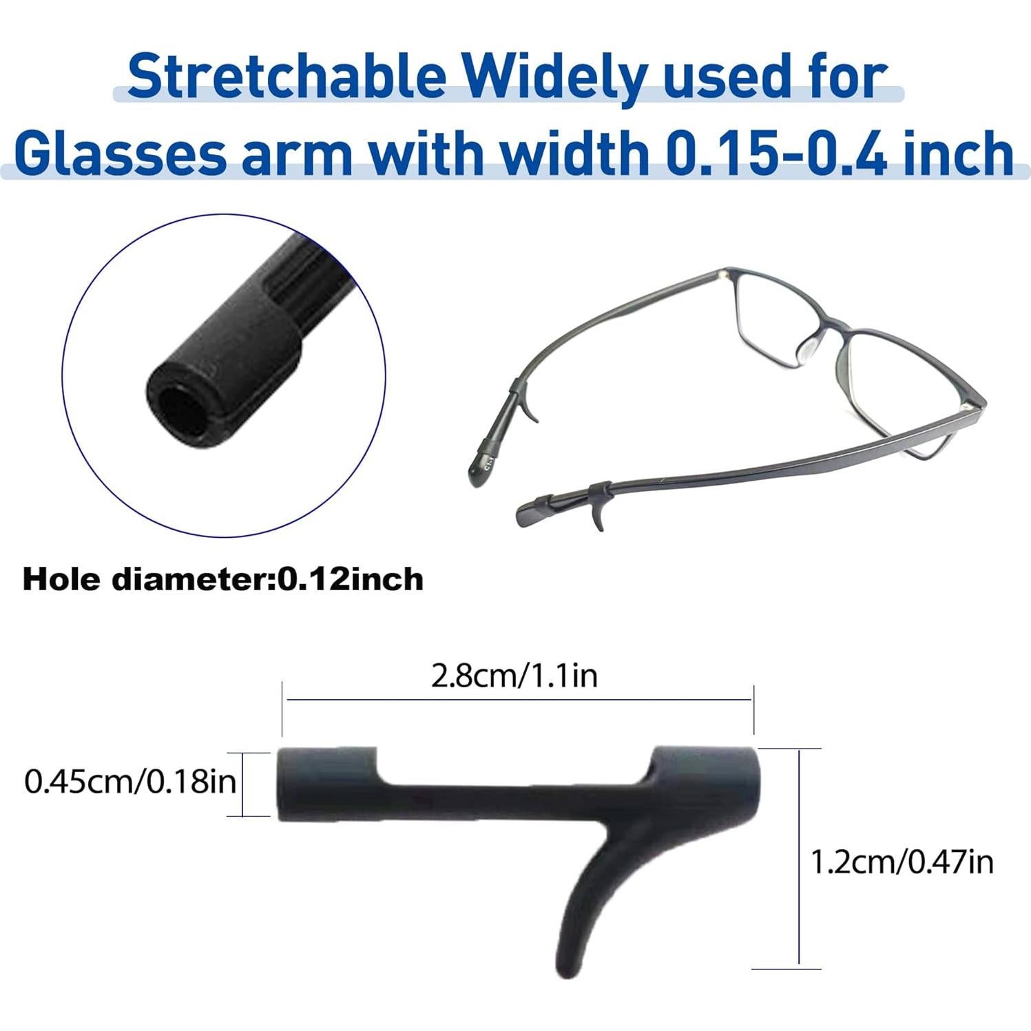 Sujetadores de Orejas para Gafas LVVFIT Mini Antideslizantes