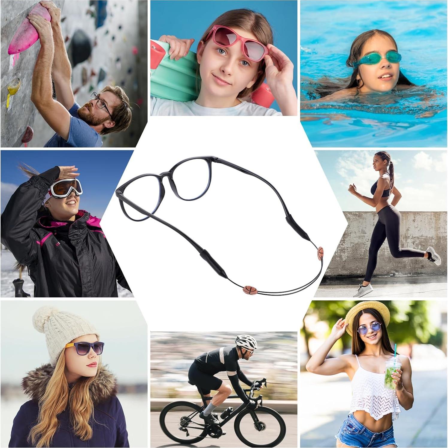 Correa Ajustable para Gafas Amabro 2PCS 35.5cm Deportiva