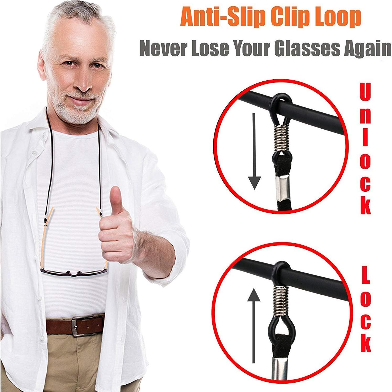 Correa Ajustable para Gafas Onwon - 3 Piezas de Cuero PU