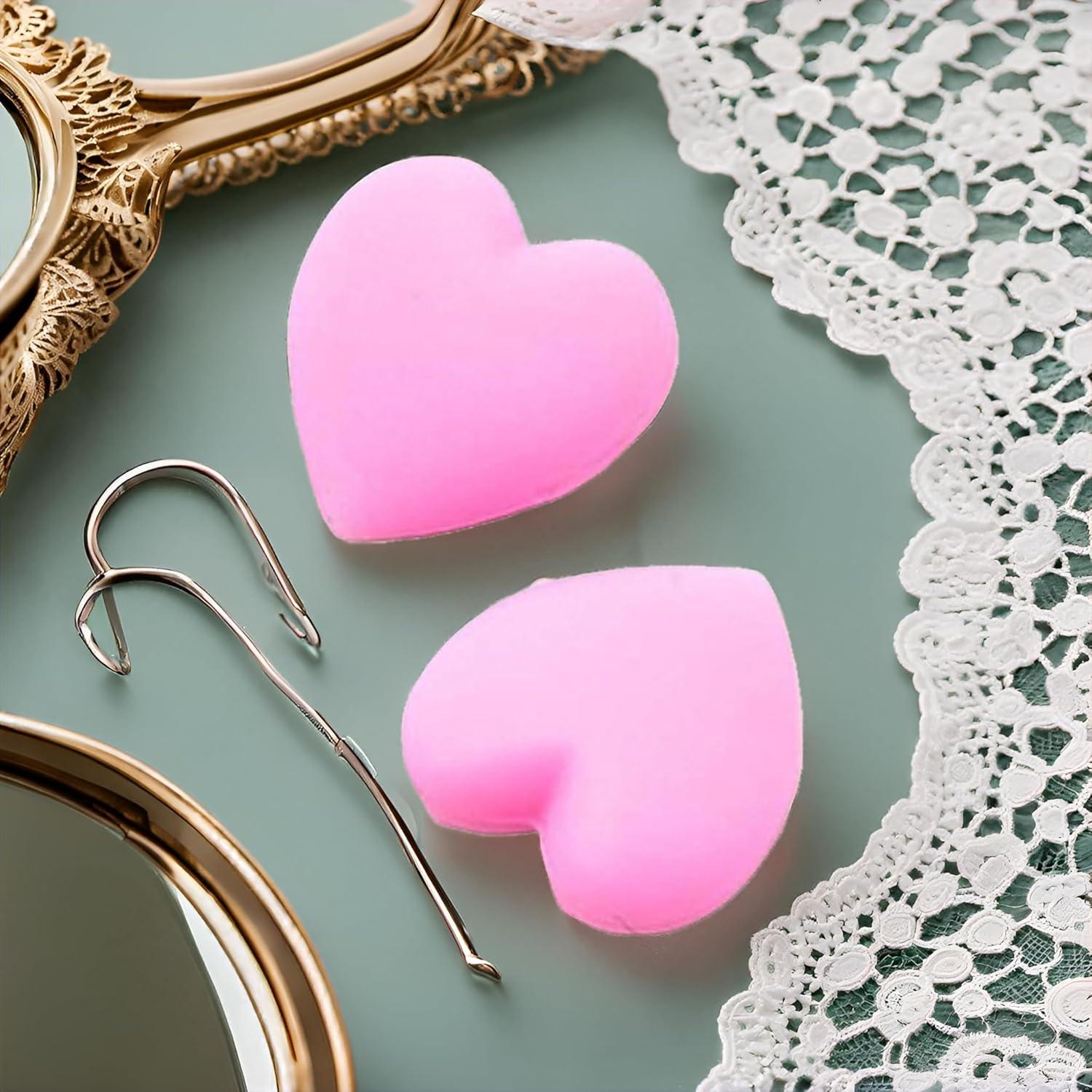 Agarres para orejas de gafas Jowxsx 5 pares rosa antideslizante