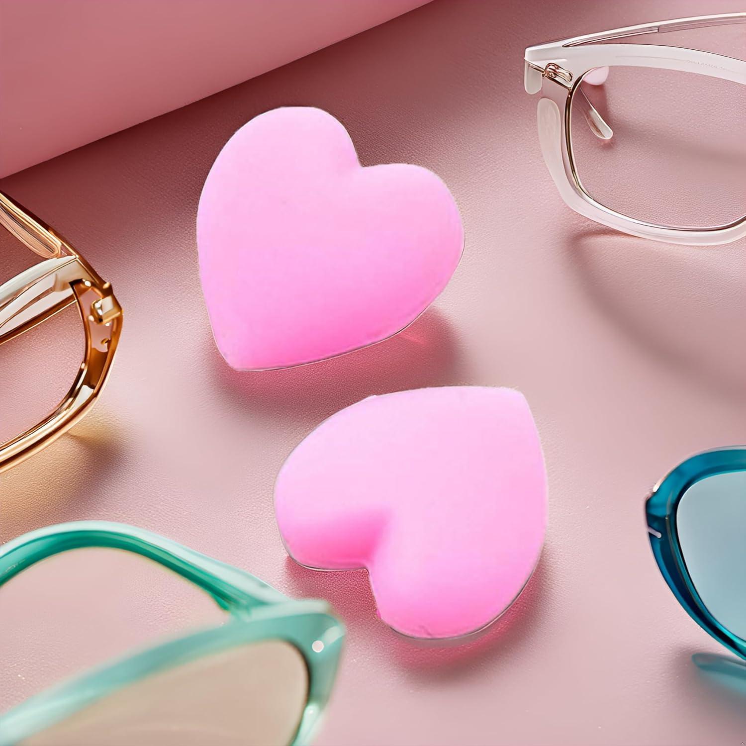 Agarres para orejas de gafas Jowxsx 5 pares rosa antideslizante