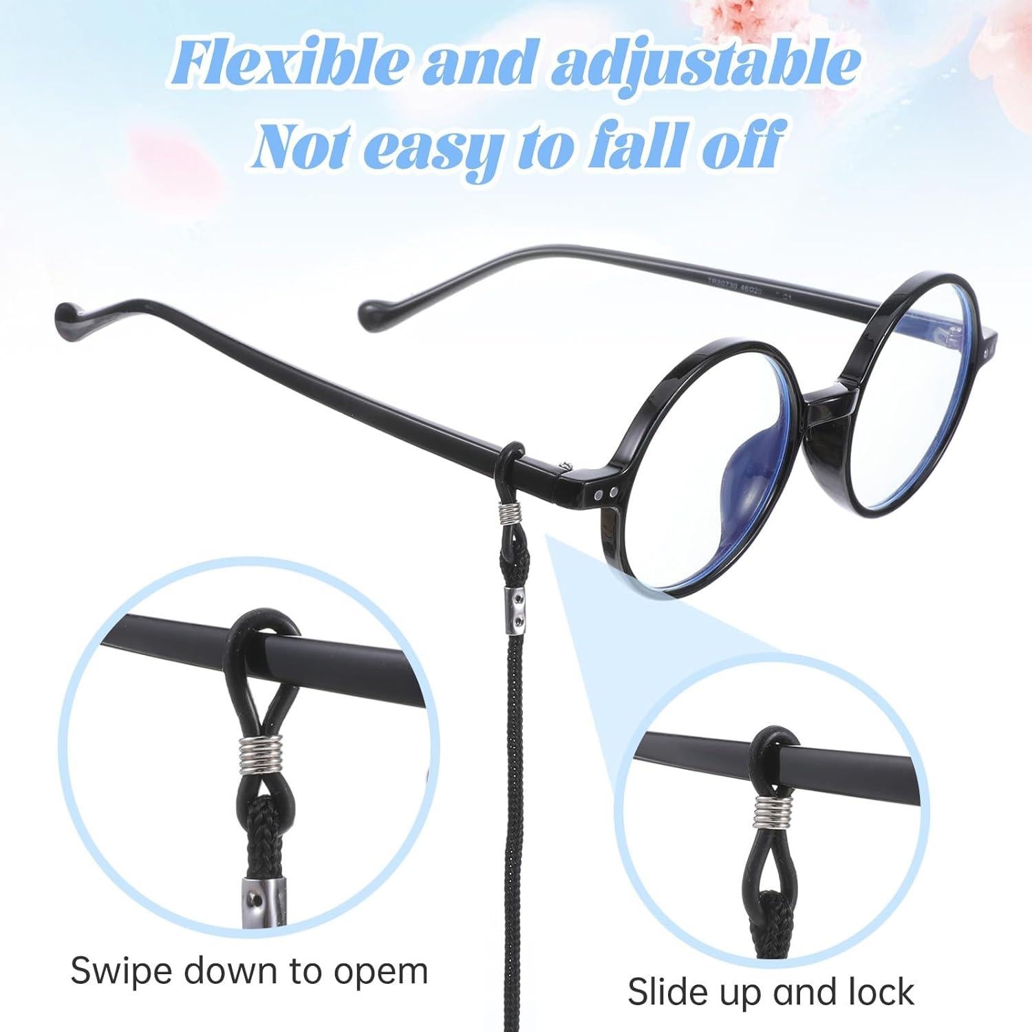 8 Correas Antideslizantes para Gafas Aiyorse - Soporte Deportivo