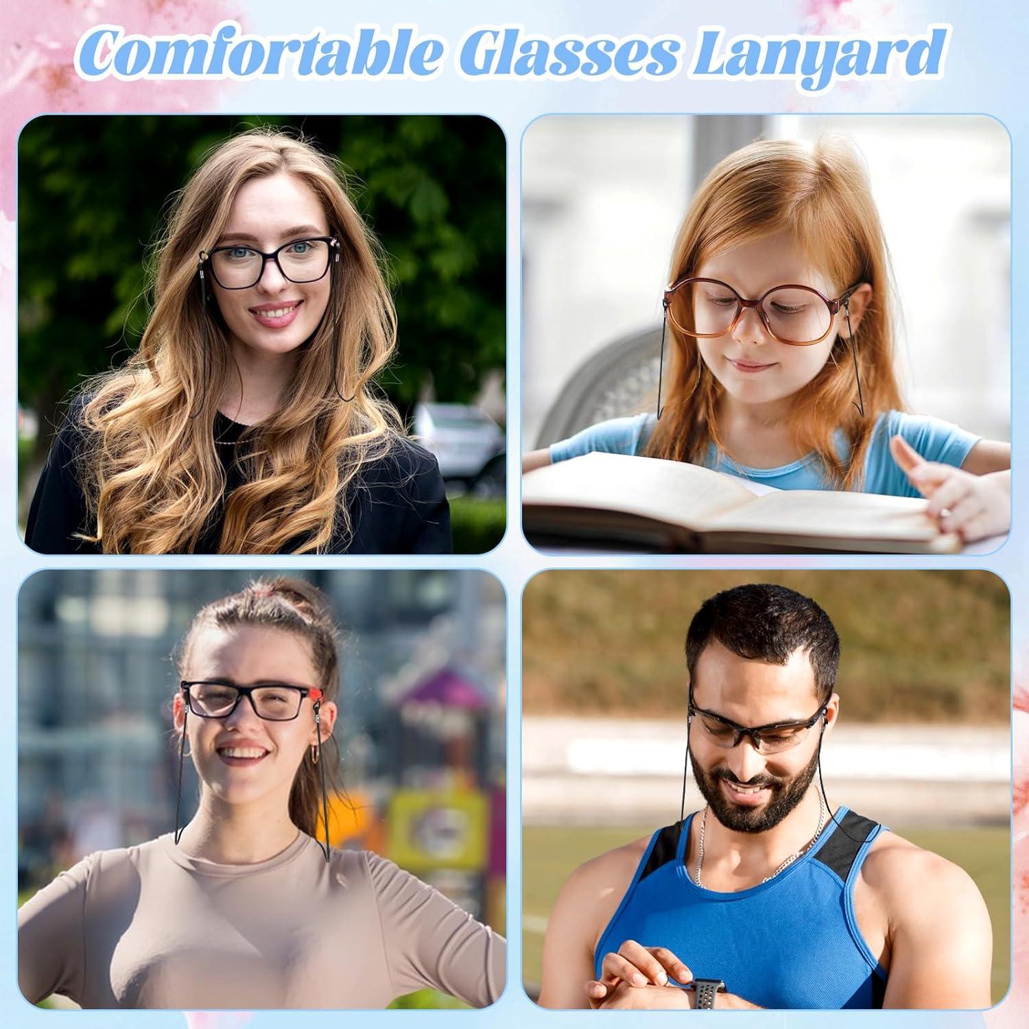 8 Correas Antideslizantes para Gafas Aiyorse - Soporte Deportivo