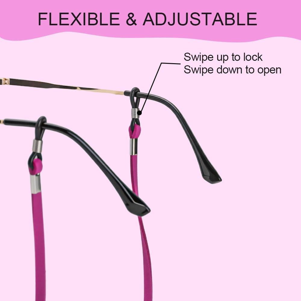 4 Piezas Cadenas para Gafas Antideslizantes Boho - 69 cm