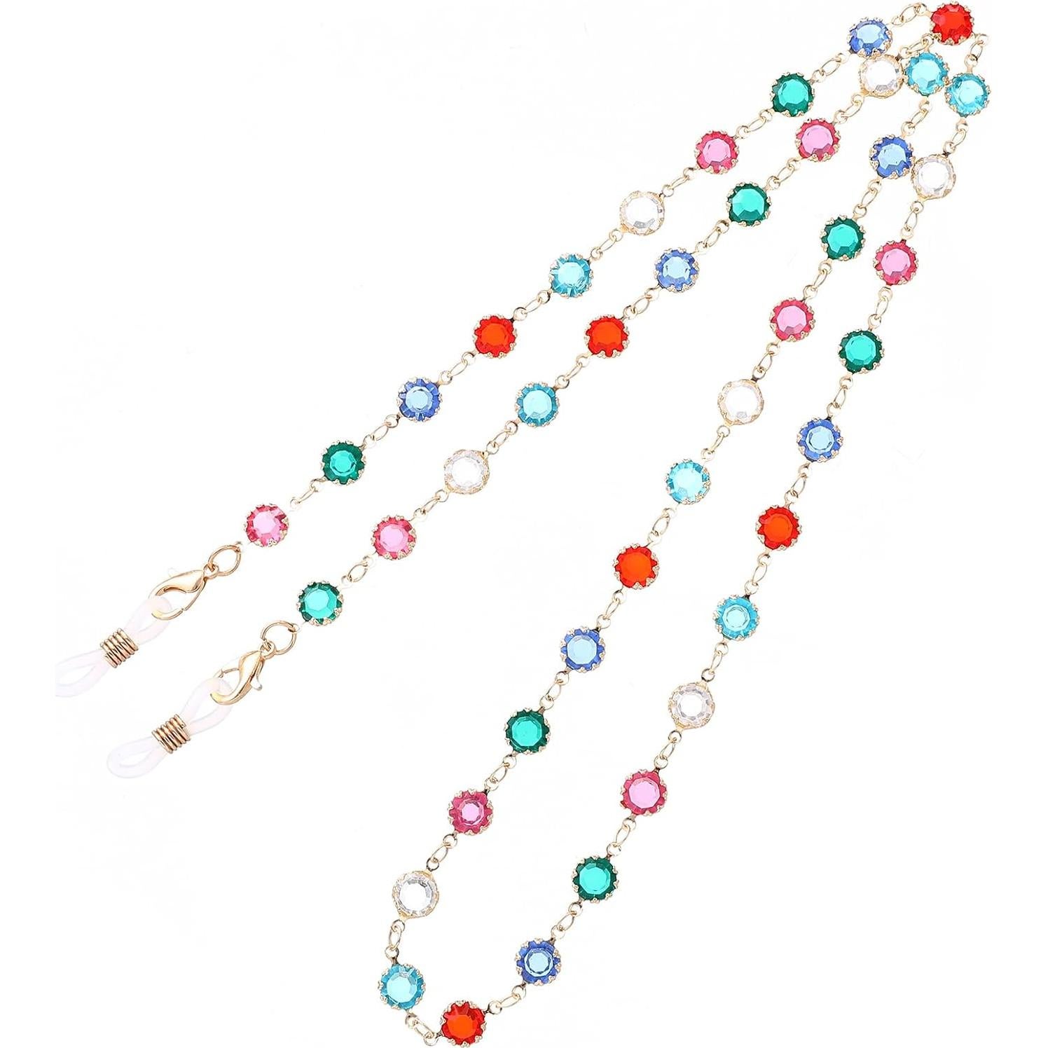 Cadena de Gafas Yvey para Mujeres 65cm Colorido Antideslizante