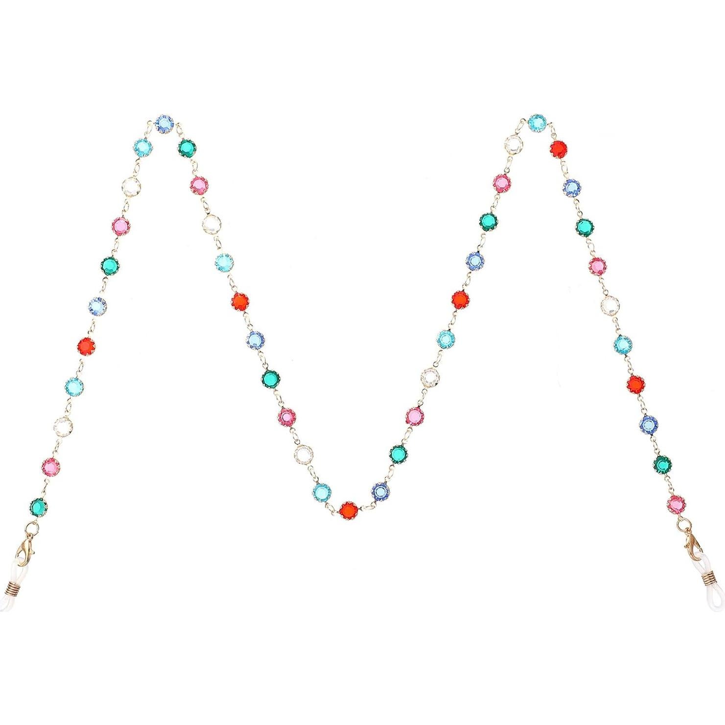 Cadena de Gafas Yvey para Mujeres 65cm Colorido Antideslizante