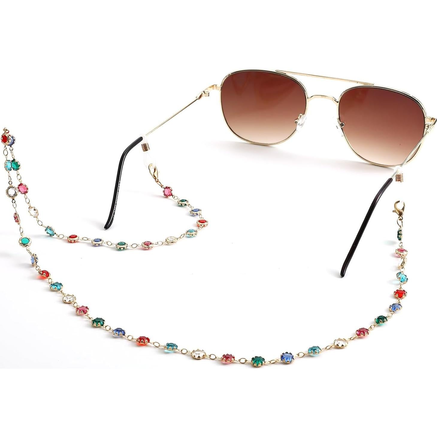 Cadena de Gafas Yvey para Mujeres 65cm Colorido Antideslizante