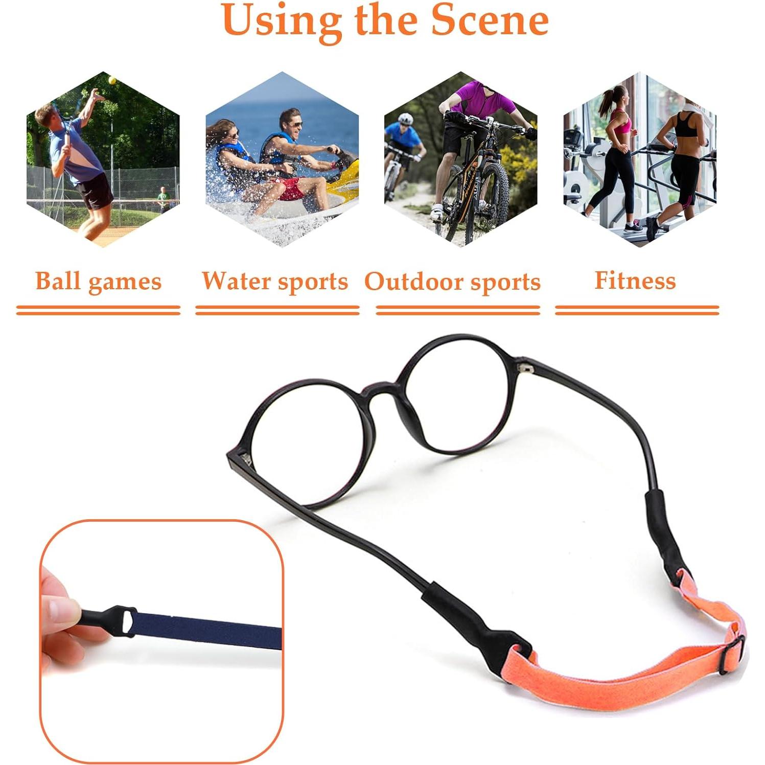 Juego de 5 Correas Ajustables para Gafas LIAMGUS - Antideslizantes