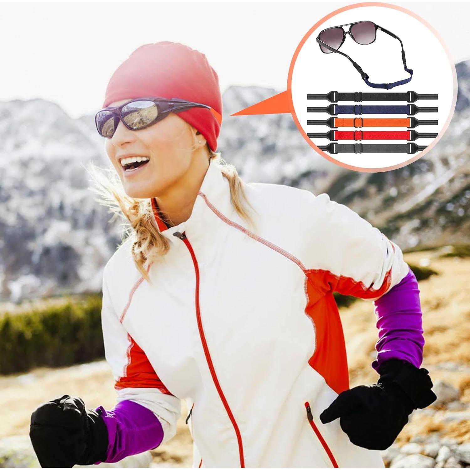 Juego de 5 Correas Ajustables para Gafas LIAMGUS - Antideslizantes