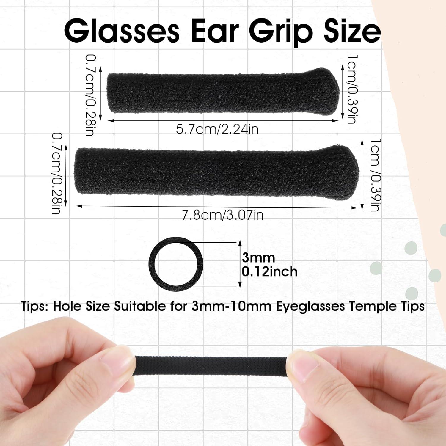 Cojines para Orejas de Gafas Ouligay - 4 Pares Antideslizantes