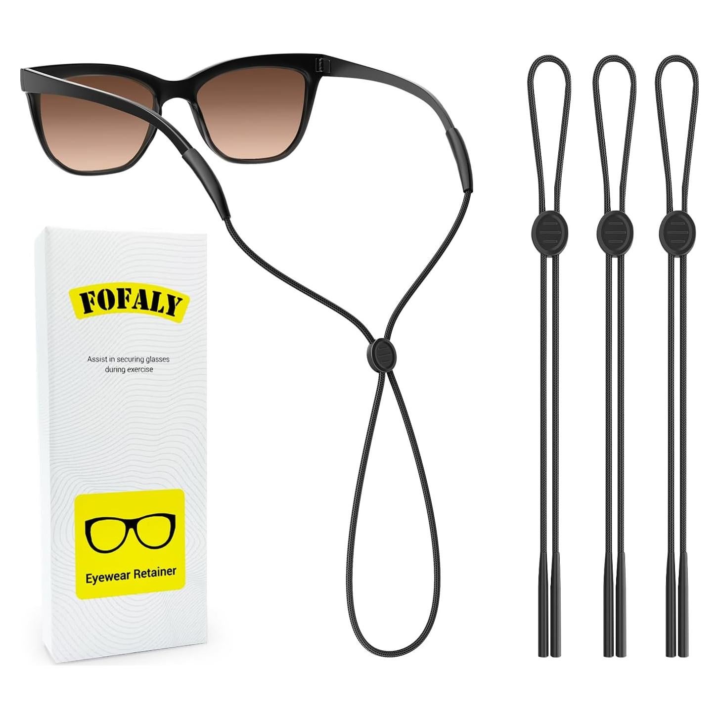 Correa Ajustable para Gafas FOFALY - 3 Piezas, Antideslizante