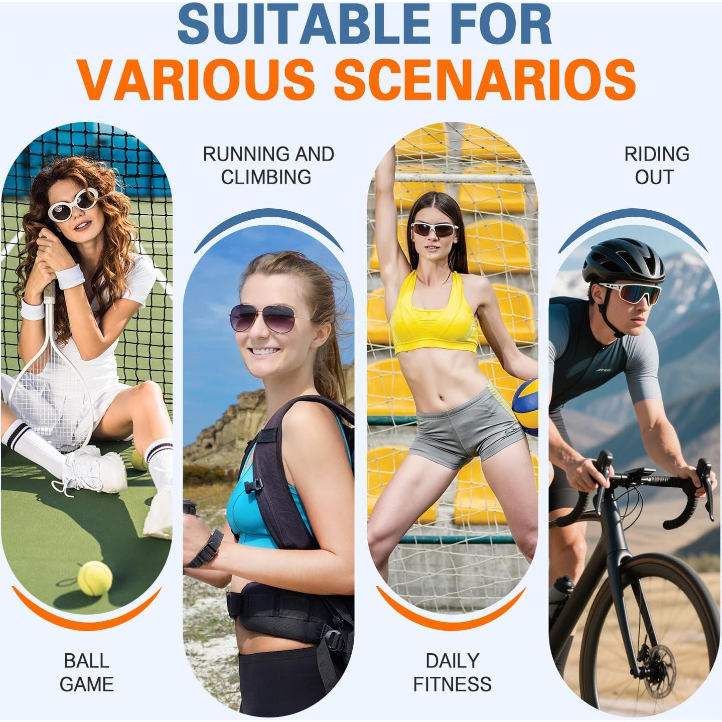 Correa Ajustable para Gafas FOFALY - 3 Piezas, Antideslizante