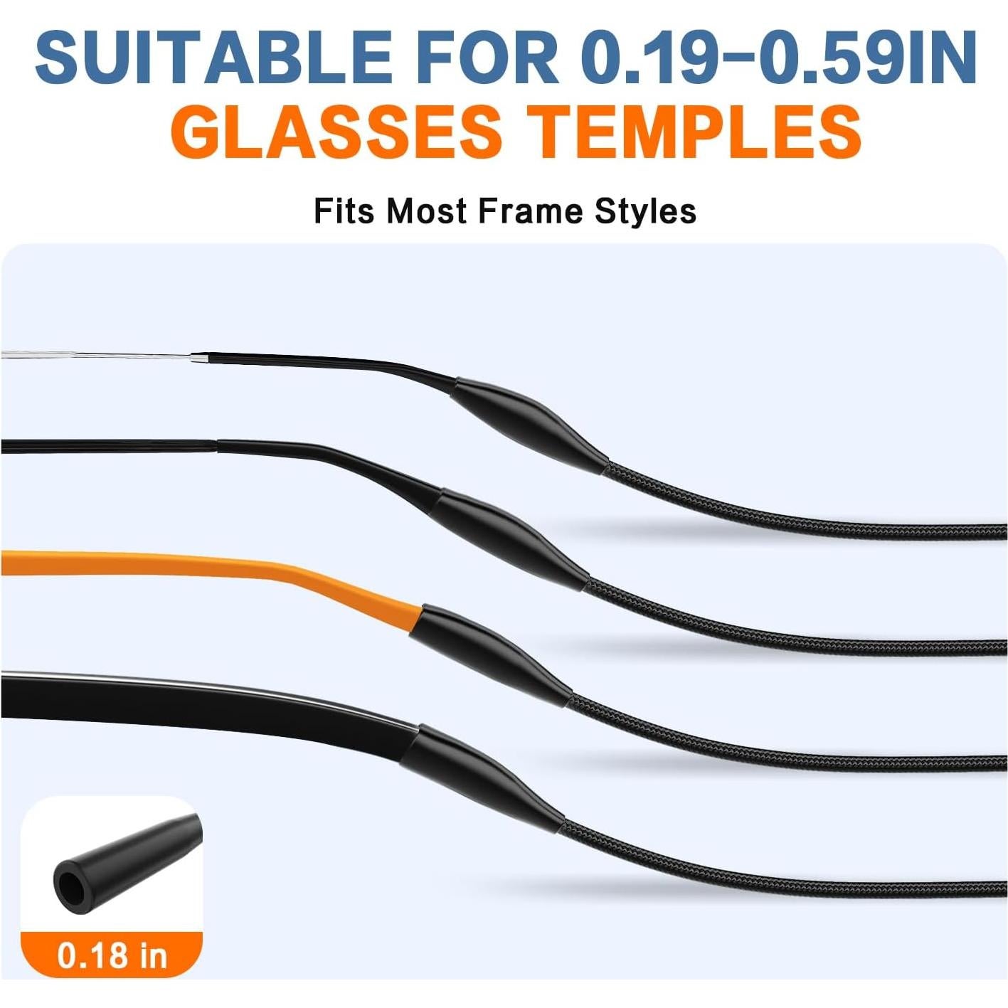 Correa Ajustable para Gafas FOFALY - 3 Piezas, Antideslizante