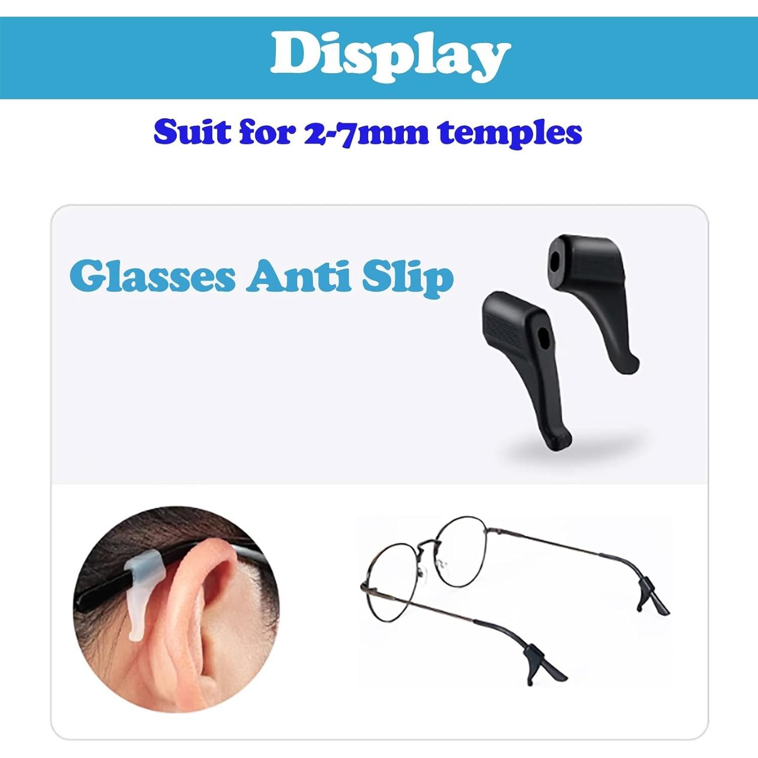 Soporte para Gafas Antideslizante Omnful - 12 Pares Negros