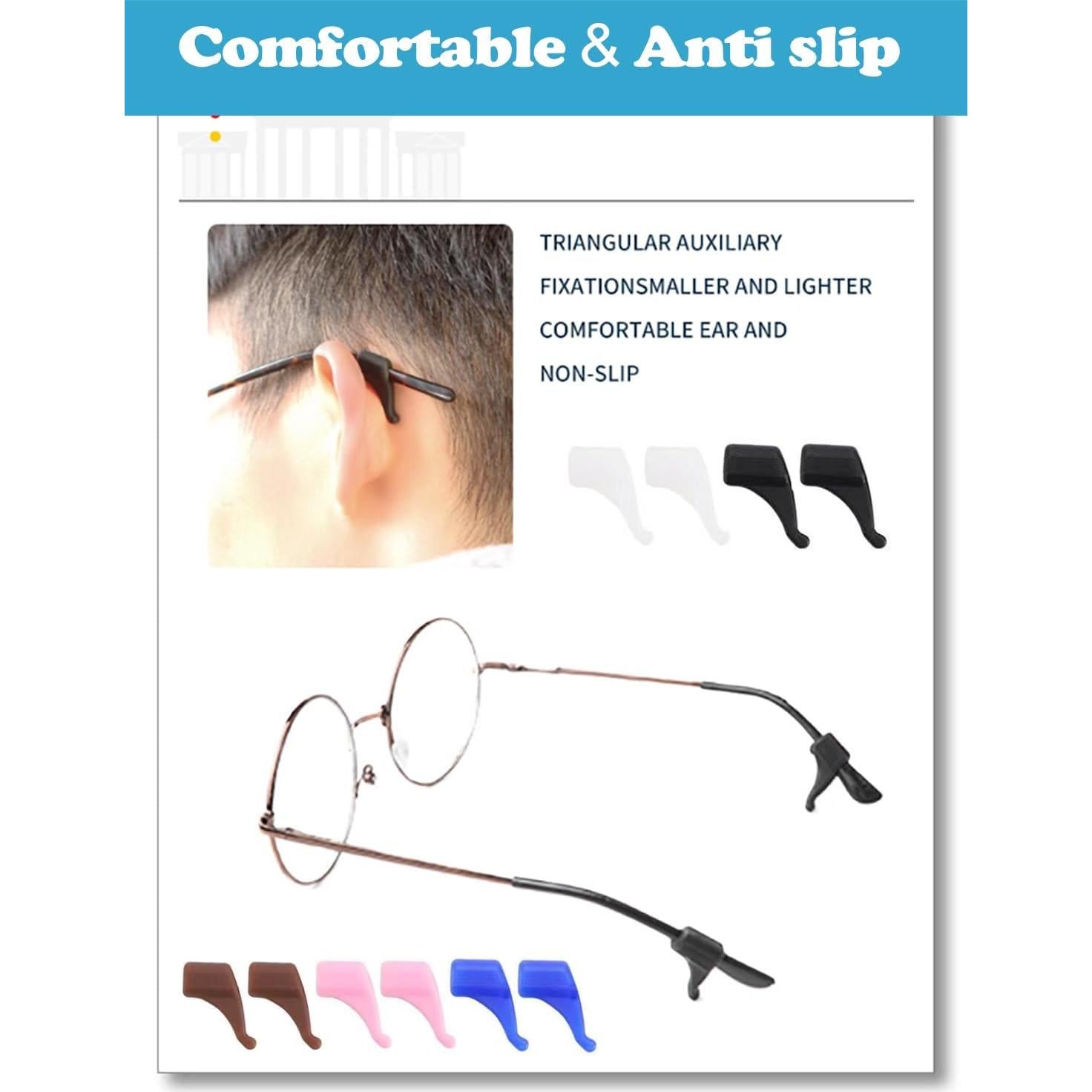Soporte para Gafas Antideslizante Omnful - 12 Pares Negros
