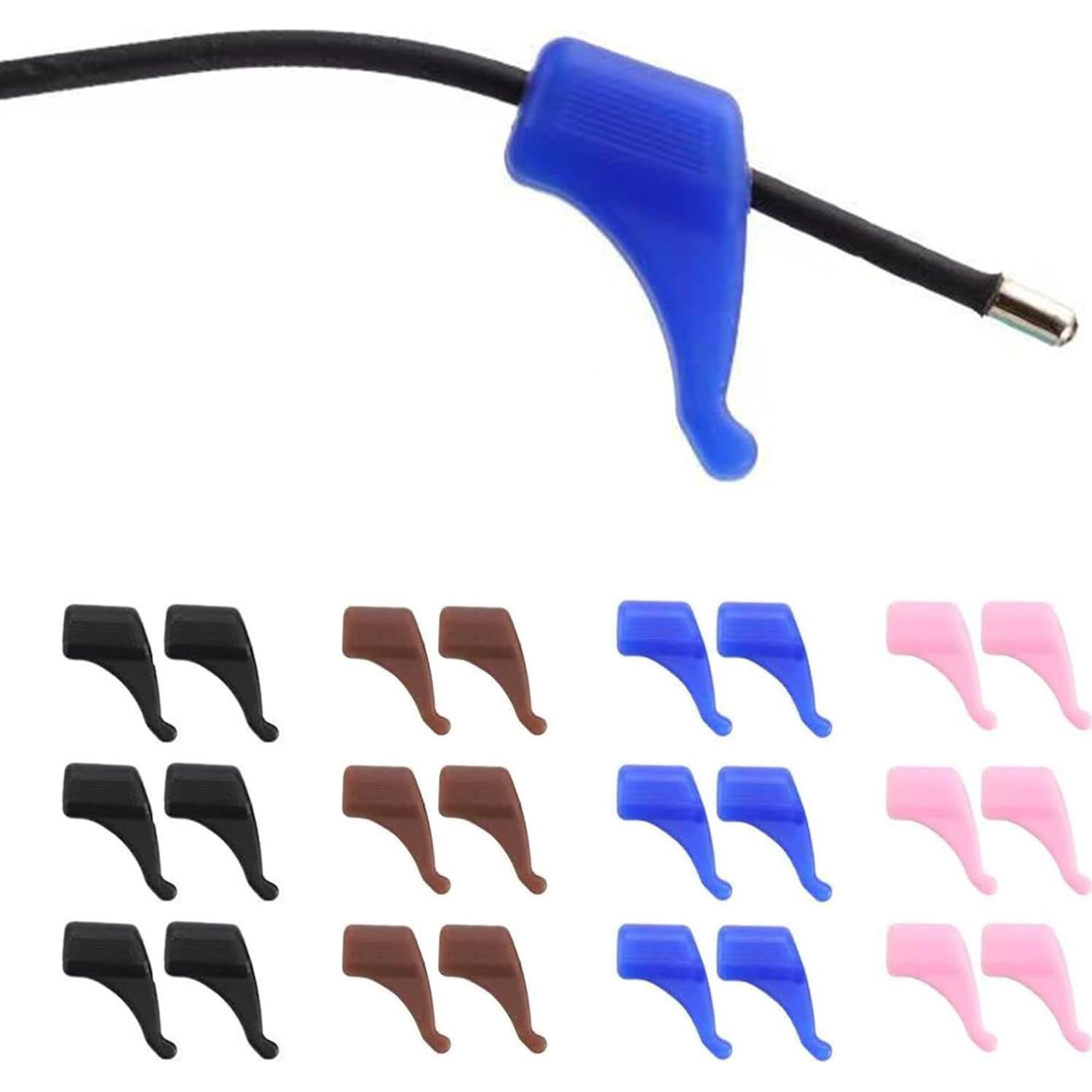 Soporte para Gafas Antideslizante Omnful - 12 Pares Negros