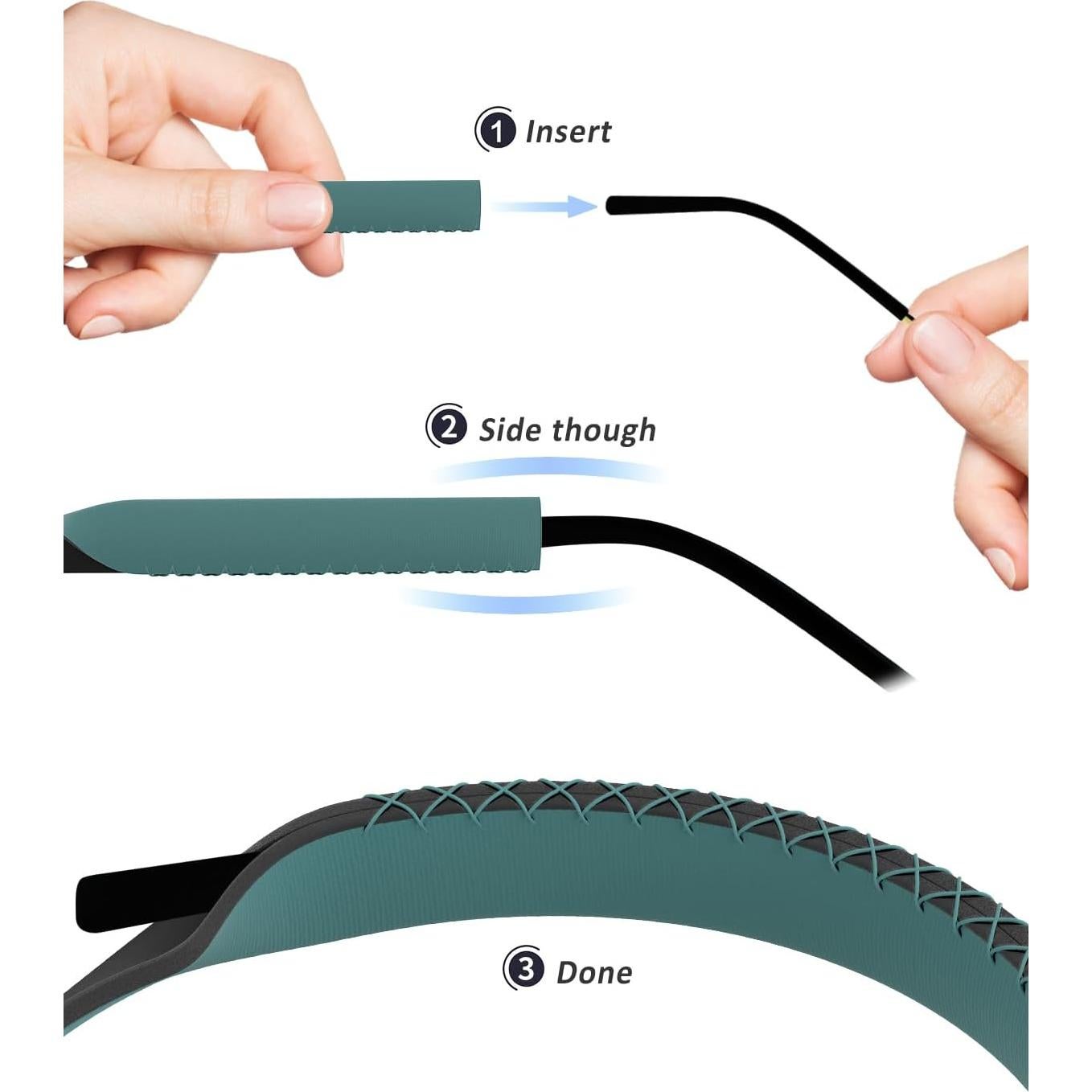 Correa Flotante Ajustable para Gafas de Sol Neopreno Verde