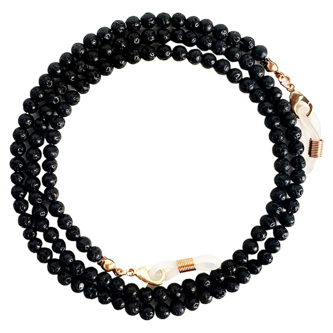 Cadena de Gafas de Piedra Natural 74 cm - Accesorio Unisex