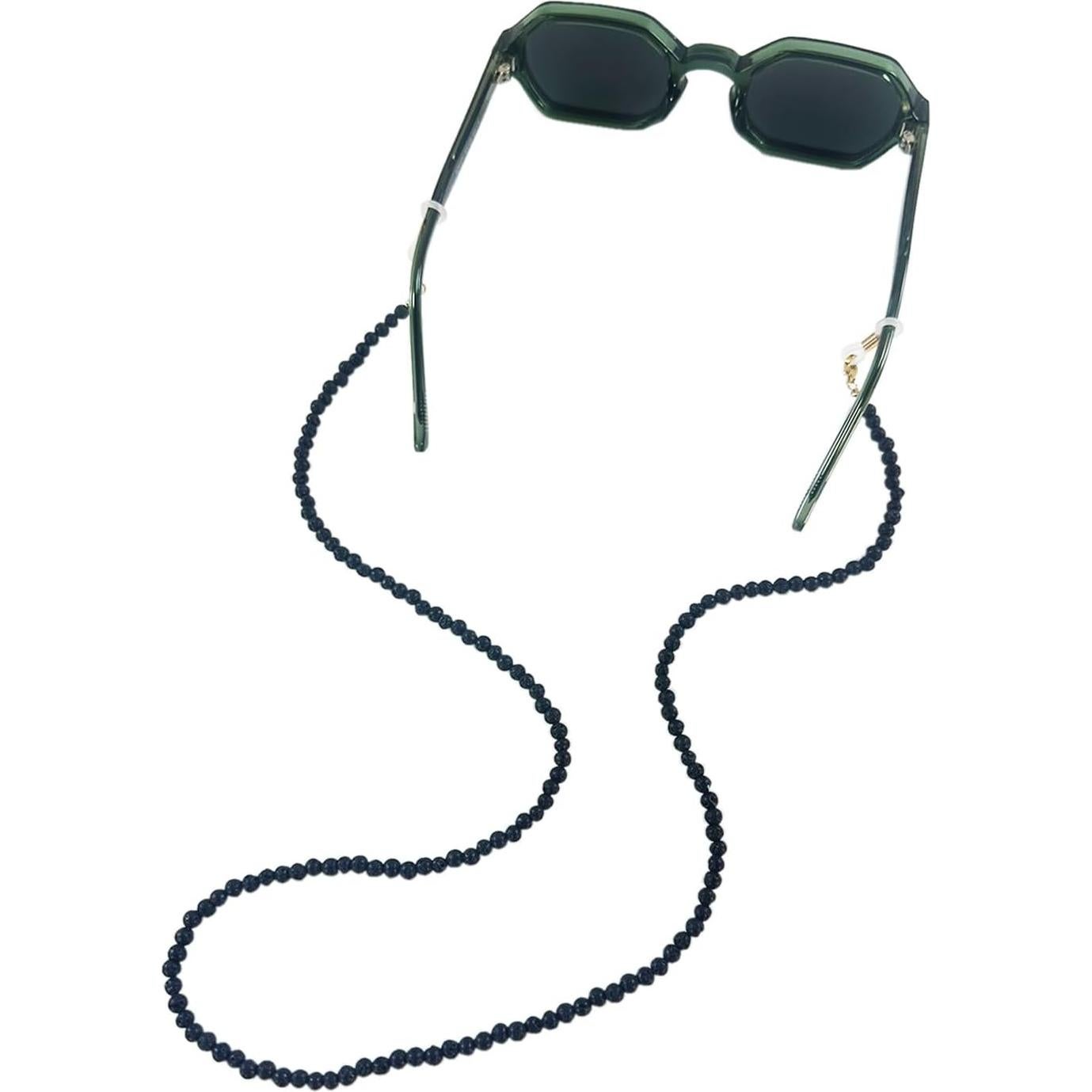 Cadena de Gafas de Piedra Natural 74 cm - Accesorio Unisex