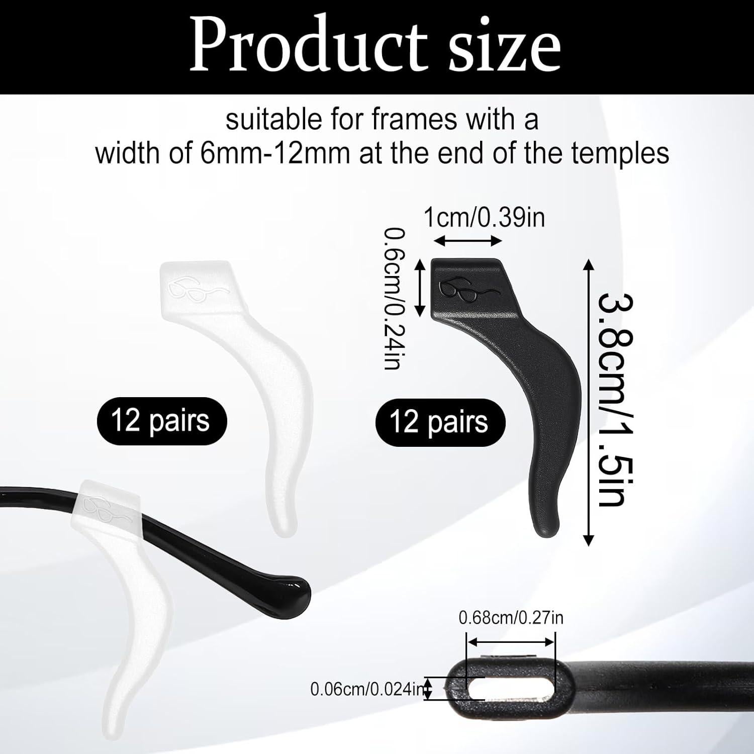 Ganchos Antideslizantes para Gafas InnoHHustle - 24 Pares