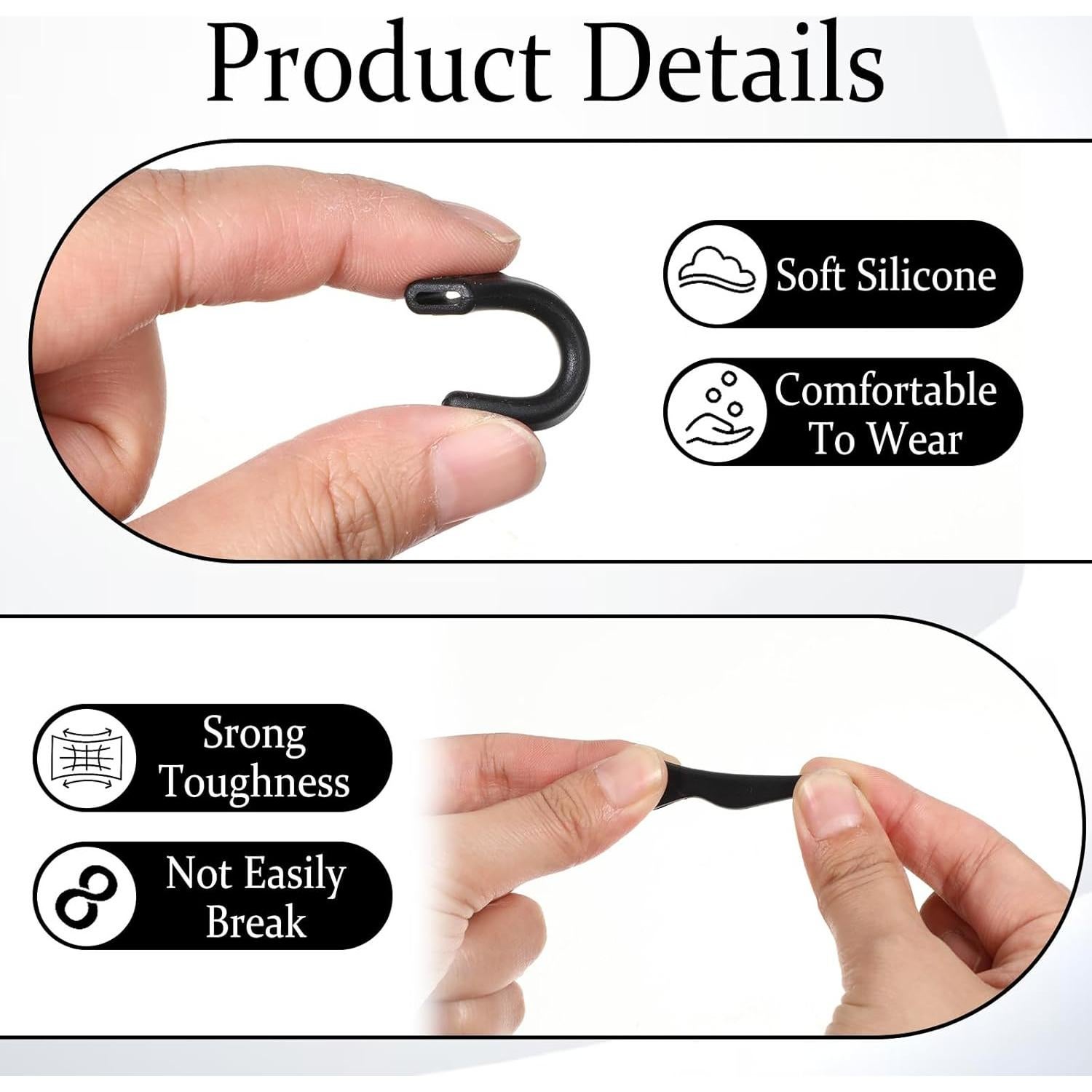 Ganchos Antideslizantes para Gafas InnoHHustle - 24 Pares