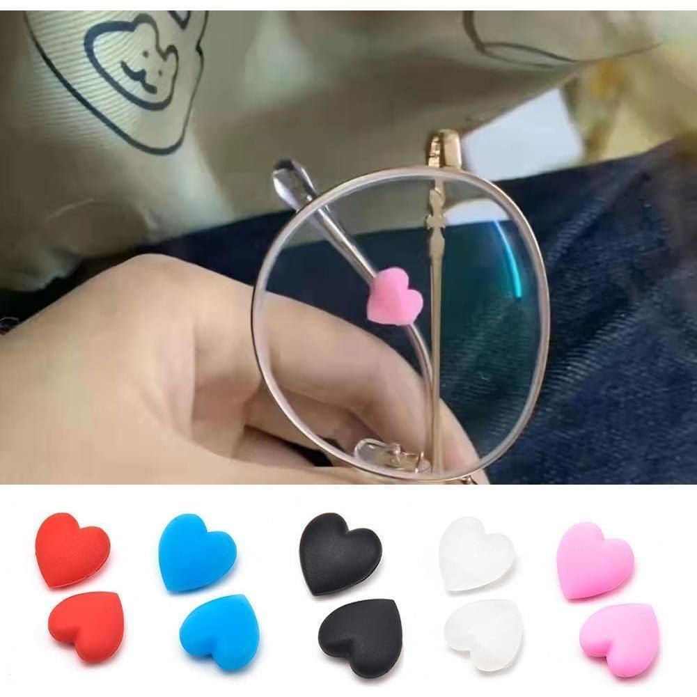 Ganchos para Orejas de Gafas Jizlan - Set de 2 Pcs Corazón