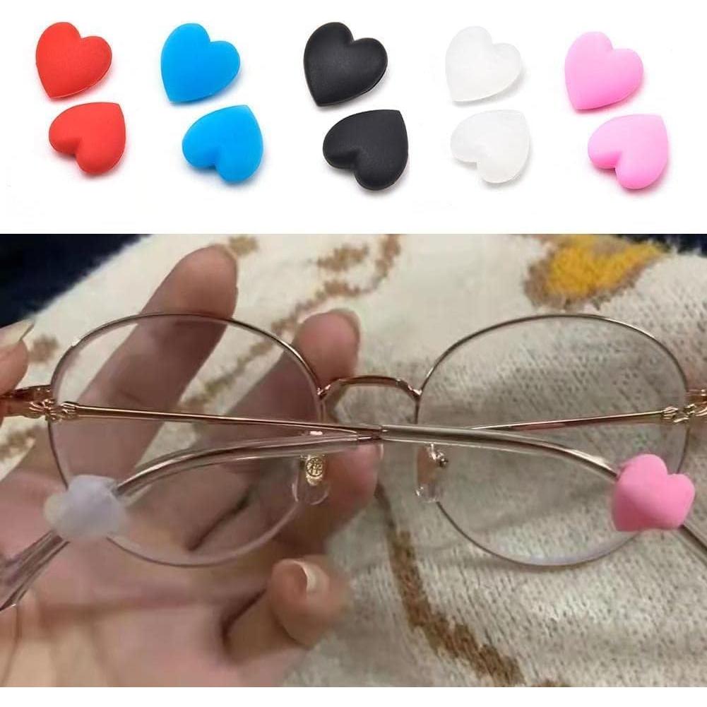 Ganchos para Orejas de Gafas Jizlan - Set de 2 Pcs Corazón