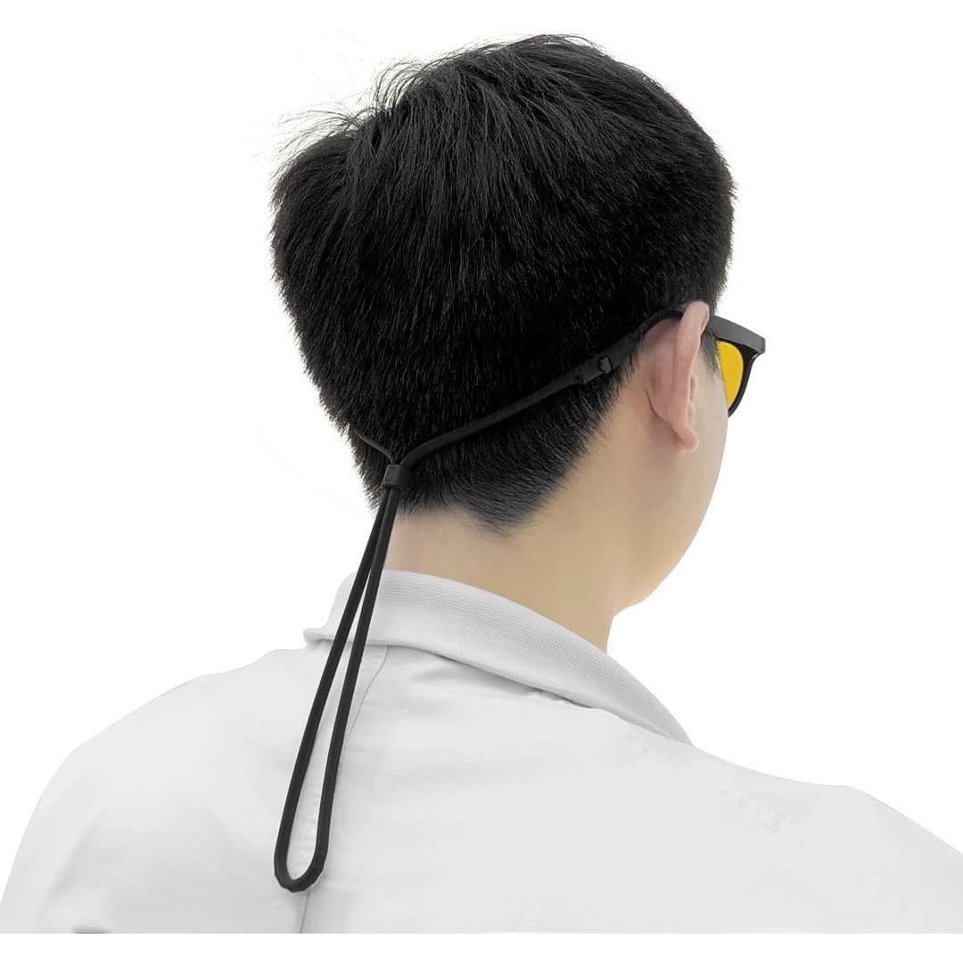 Correa para Gafas A'ceisme Ajustable Silicona 51 cm Negra