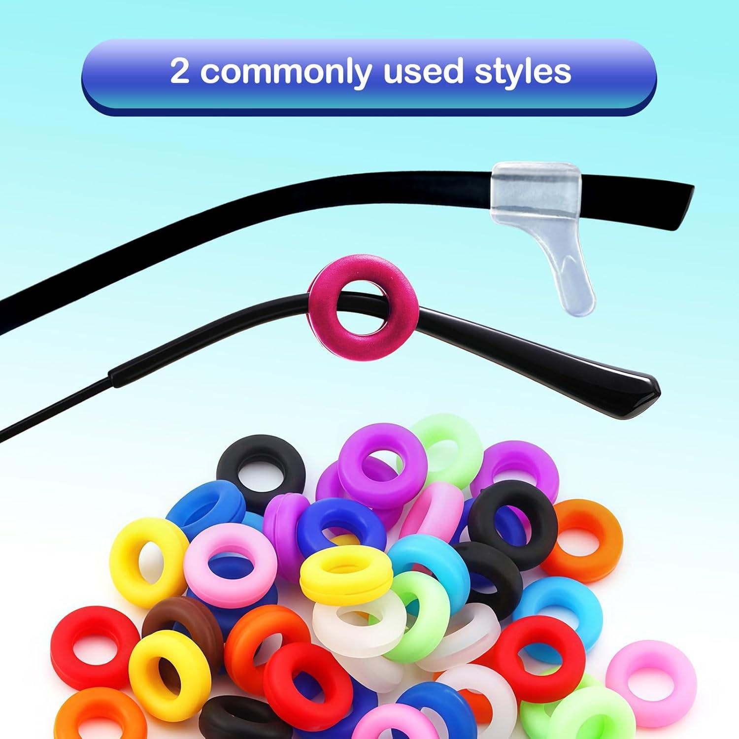 25 Agarraderas de Silicona Antideslizantes para Gafas Esyhocm