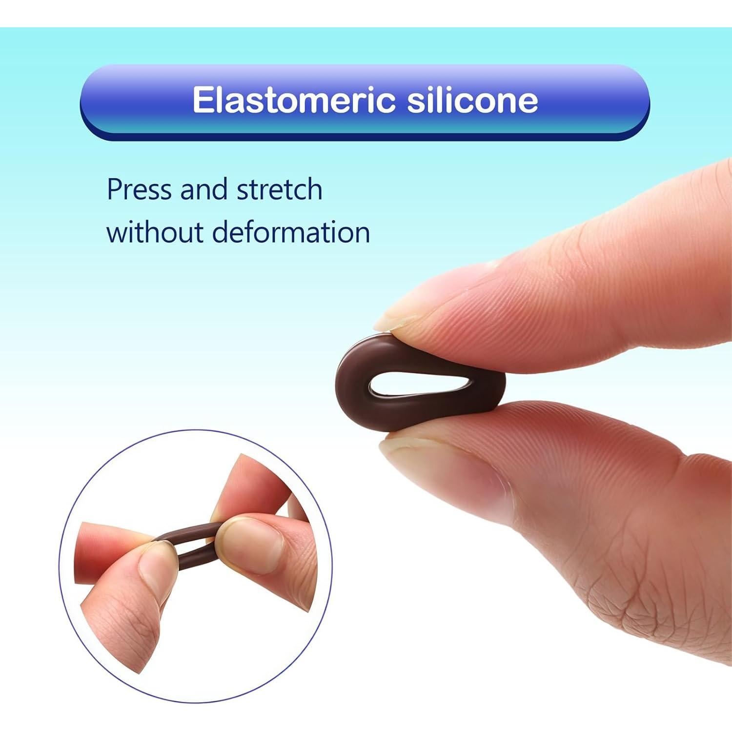 25 Agarraderas de Silicona Antideslizantes para Gafas Esyhocm