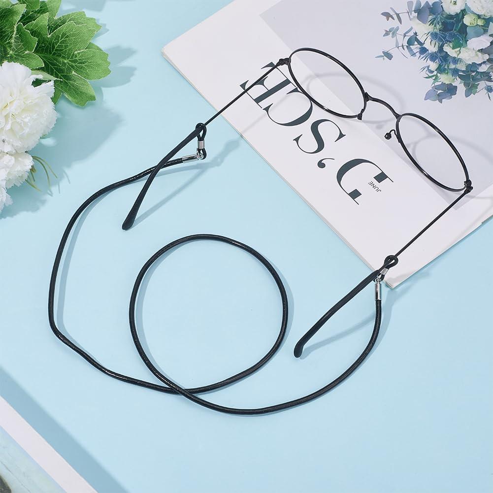 Soporte para Gafas de Cuero CALFOVERA Negro Universal 69.5 cm