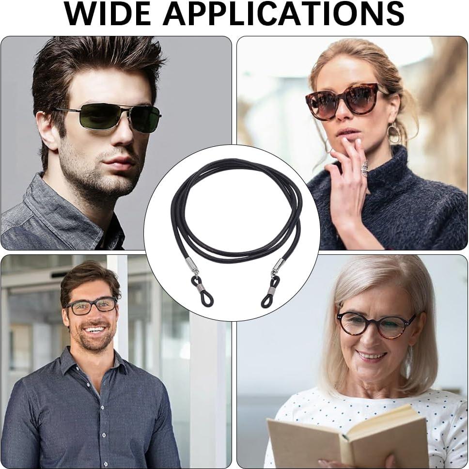 Soporte para Gafas de Cuero CALFOVERA Negro Universal 69.5 cm