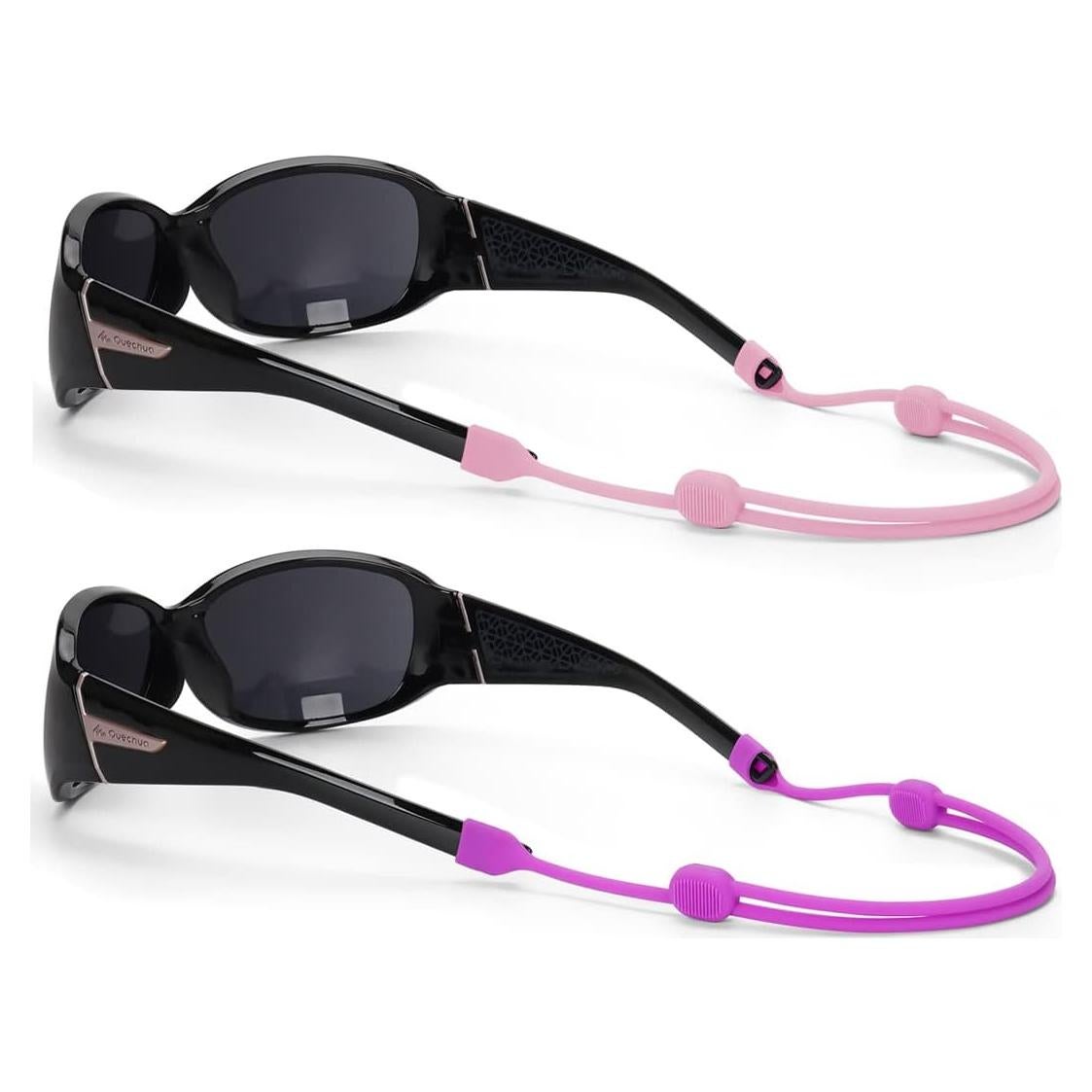 Paquete de 2 correas de silicona para gafas niños - Ajustable