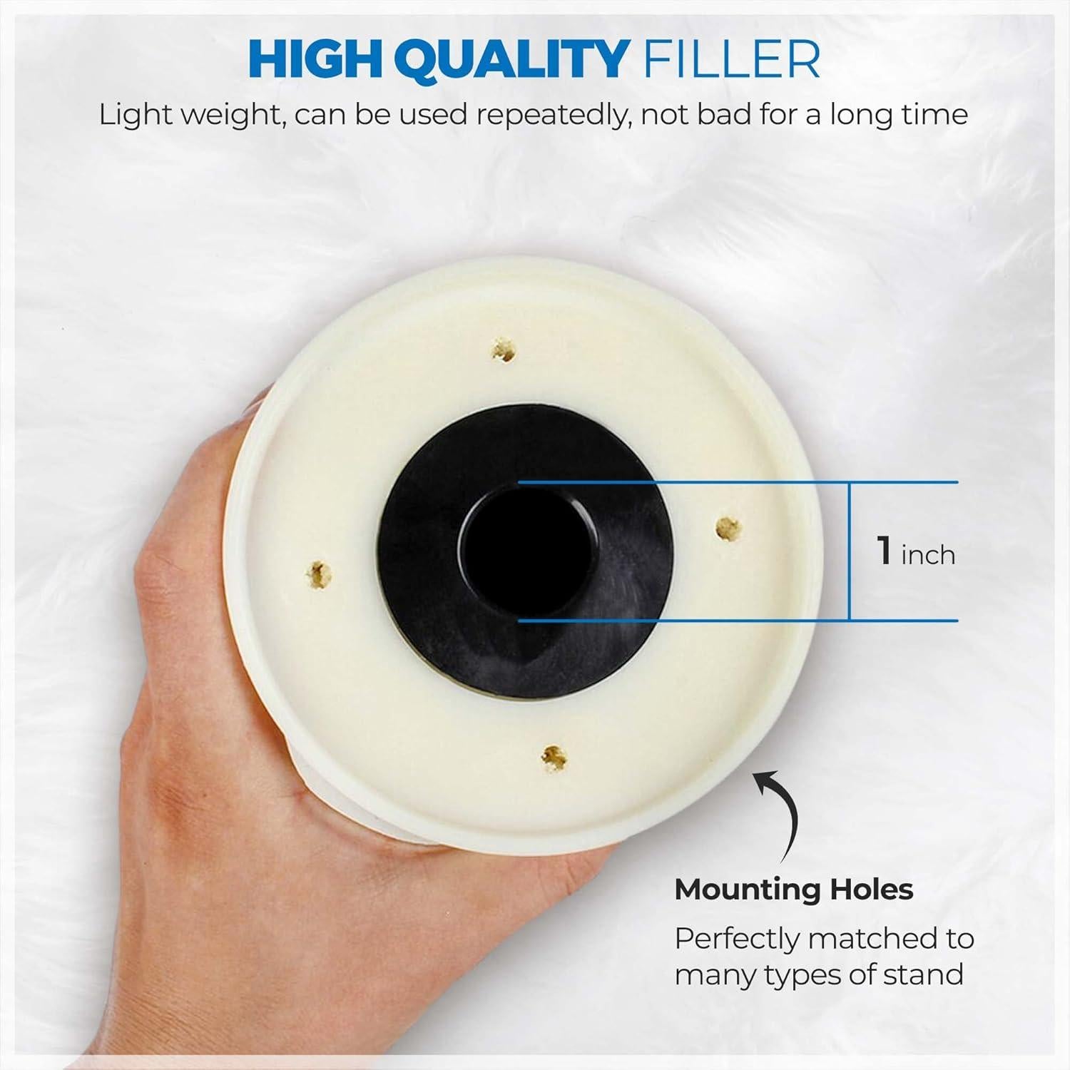 Cabeza de Lienzo Beauty Trendz 22" para Pelucas - Soporte Duradero