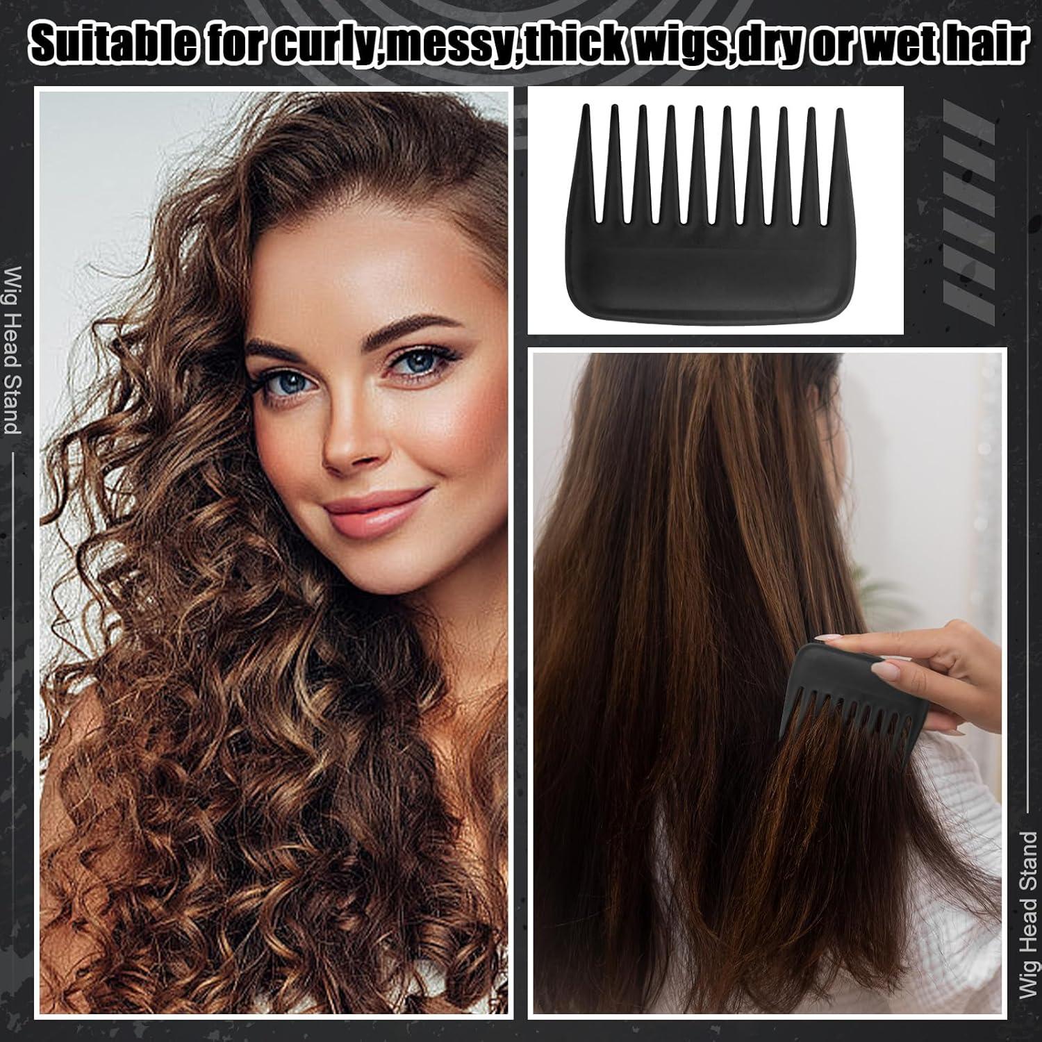 Soporte de Peluca ProSuites con Peine - Set de Viaje 25.9 cm